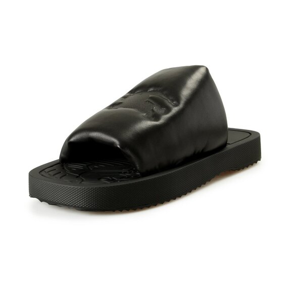 Burberry Men's "Knight Slab" 100% Leather Flip Flop Sandals Shoes US 10 EUR 43 - Picture 1 of 8